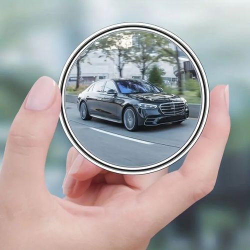 Lot de 2 Miroirs d’Angle Mort – Ronds HD, Réglables à 360°