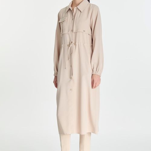 Buttoned Throw-On