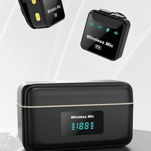 Microphone Sans Fil Sx23 Double Émetteur Avec Boîtier De Charge 