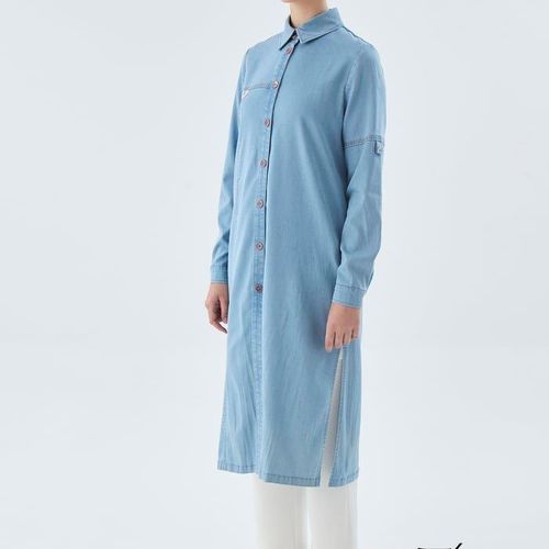 Chemise Longue En Jean