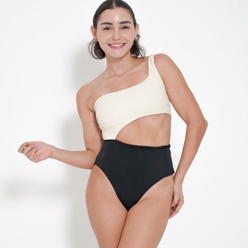 Swimwear - Black & Cream