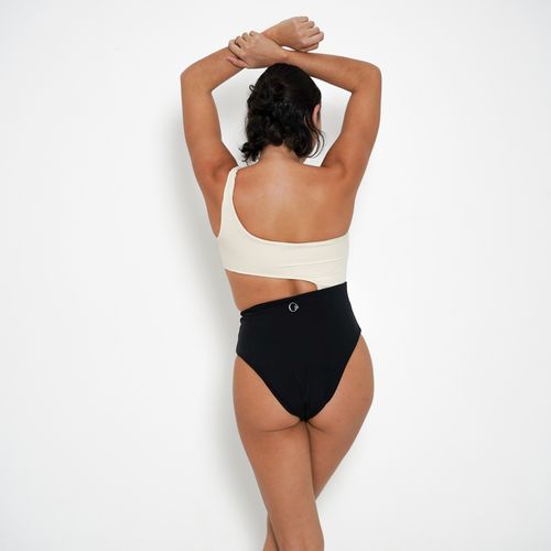 Swimwear - Black & Cream