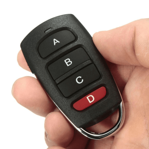 Porte-clés Duplicateur 4 Boutons pour Portail, Garage– Clonage & Programmation Facile.