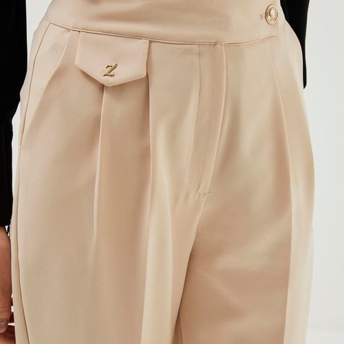  Pantalon taille haute carotte