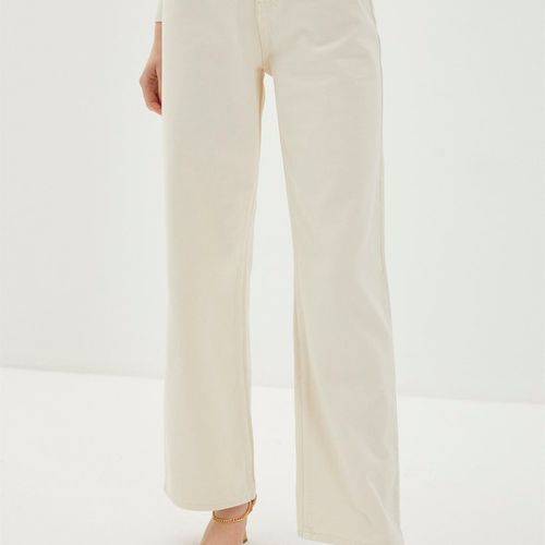  Pantalon taille haute taille large
