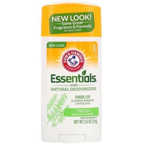 Déodorant Essentials avec Désodorisants Naturels, Lavande et Romarin Frais - 71 g