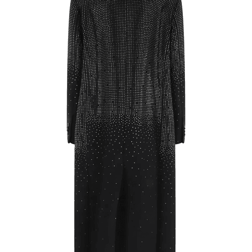 Manteau à ornements en cristal