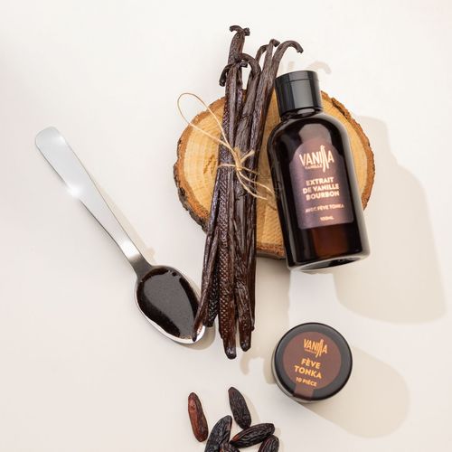 Extrait de Vanille avec Fèves de Tonka 100 ml 