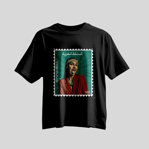 T-Shirt Oversize "Chel7a" (Dessin Aléatoire)