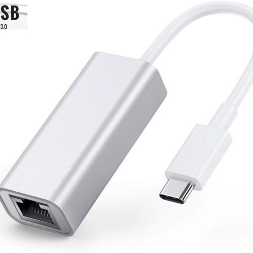 USB 3.0 Type C RJ45 Ethernet adaptateur réseau boitier en aluminium MacBook