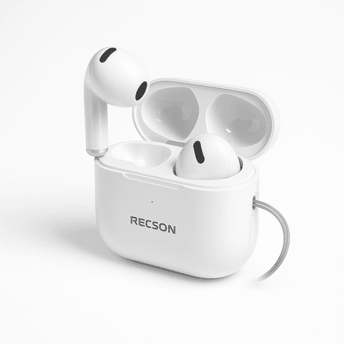 Écouteurs Sans Fil Recson Tw-105 – Son Puissant & Design Élégant