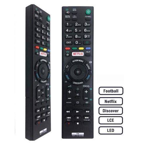 Télécommande pour Tous LCD Smart TV 3d Audio Football avec Touches Netflixe