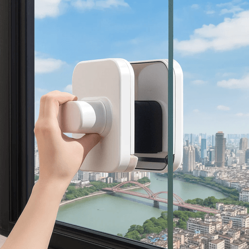 Nettoyeur Magnétique De Vitres – Double Face Pour Vitres Épaisses Et Double Vitrage
