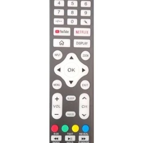 MORSAT Telecommande premium pour TV Morsat et Vision avec YouTube, Netflix, menu d’affichage