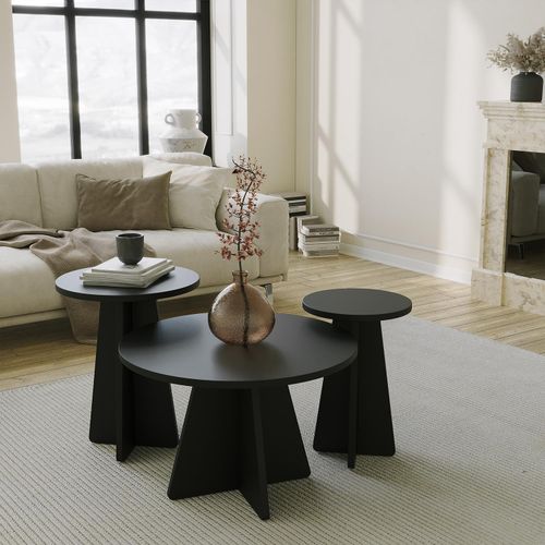 Ensemble de Tables d’Appoint et Table basse