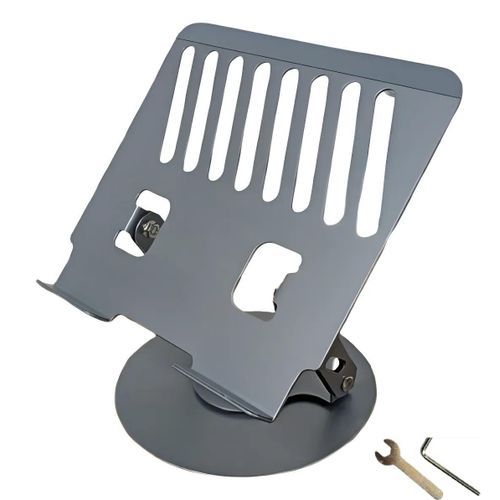 Support Pliable Rotatif à 360° pour Ordinateur Portable et Tablette 17 en Alliage d'aluminium
