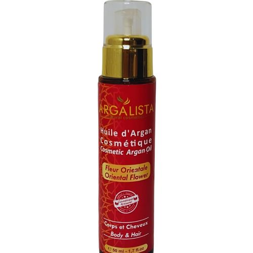 Huile d'argan cosmétique Aromatisée fleur orientale 50ML
