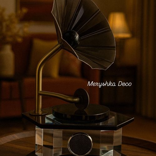 Gramophone Décoratif Vintage