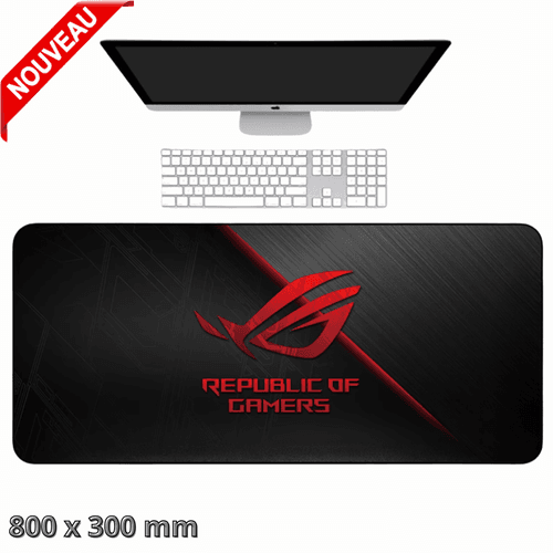 Tapis de Souris Gaming Xxxl 800 X 300 Mm – Accessoire Incontournable pour Setup Gamer