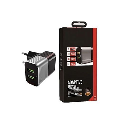 Royal Chargeur Rapide double Usb 2.4A Avec cable micro Usb pour tous Smartphone