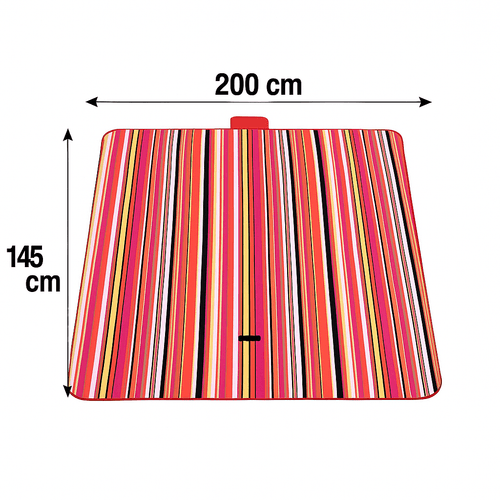 Tapis de Plage et de Pique-Nique – Multicolore