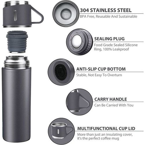 Thermos - LUXUS - 500 ml - Isotherme - Antirouille - Compact