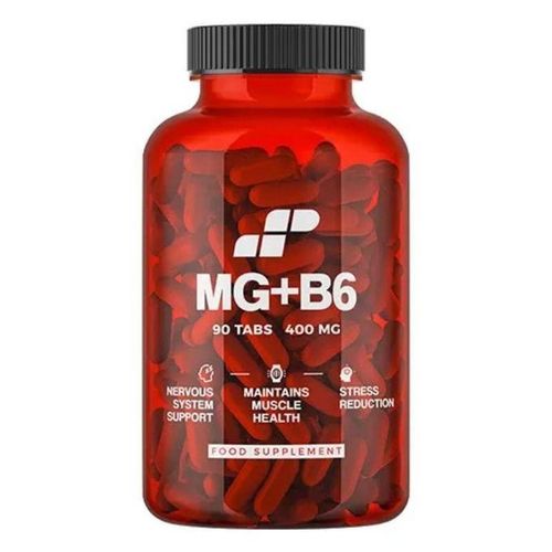 Mg + B6 - Magnésium, Vitamine B6, Énergie, Réduction De La Fatigue Et Soutien Musculaire