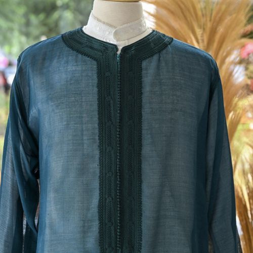 Caftan Homme en Laine de Soie