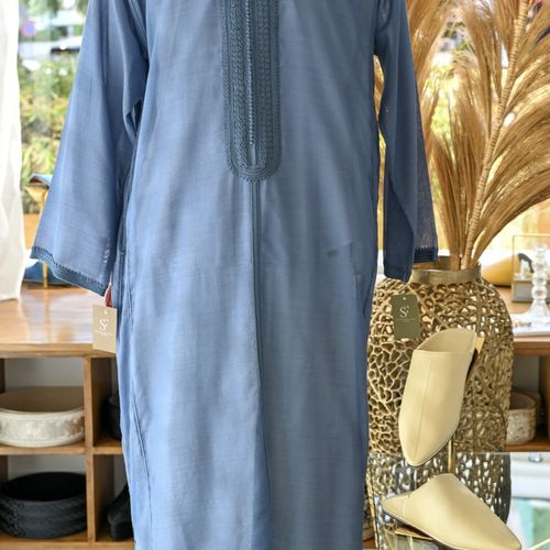 Caftan Homme en Laine de Soie
