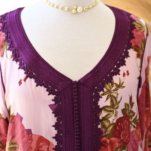 Caftan en soie