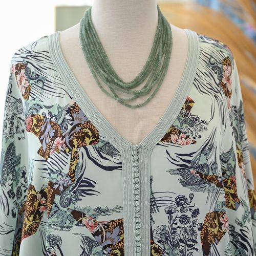 Caftan en soie