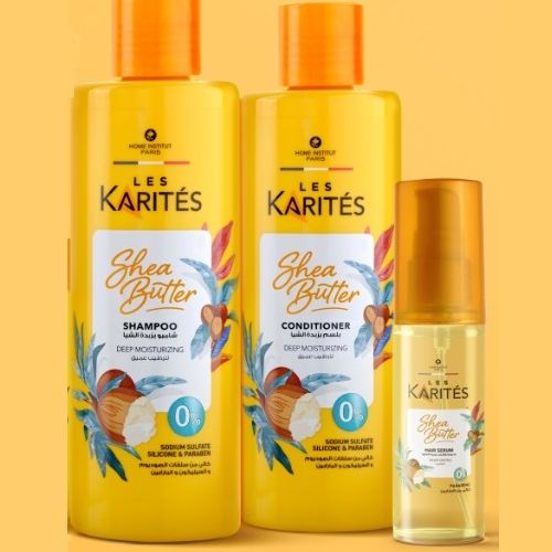 Shampoing & Après-shampoing & Sérum - Hydratant au Beurre de Karité