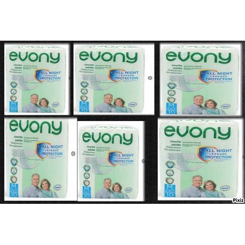 10 Unité X 6 Couche adulte taille M