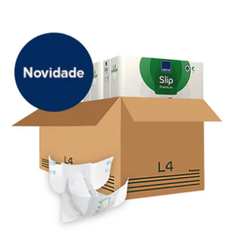 Couches Slip Premium L4 (Pack de 4 × 18 Unités)