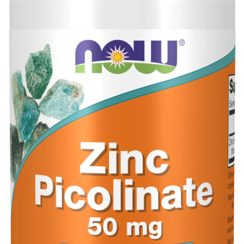 Zinc Picolinate 50 mg - Favorise le fonctionnement des enzymes - 120 Veg Capsules