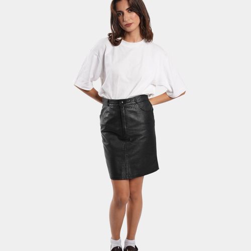 JUPE EN CUIR 
