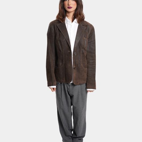 VESTE EN DAIM