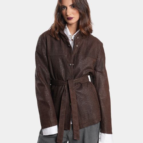 VESTE EN CUIR VERITABLE