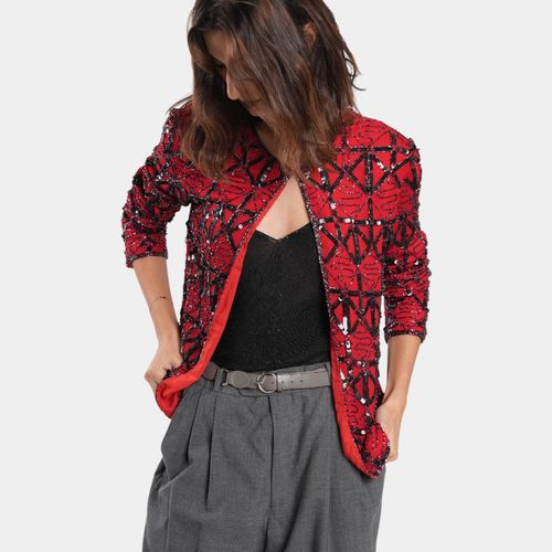 VESTE A SEQUIN 
