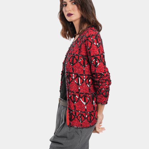VESTE A SEQUIN 