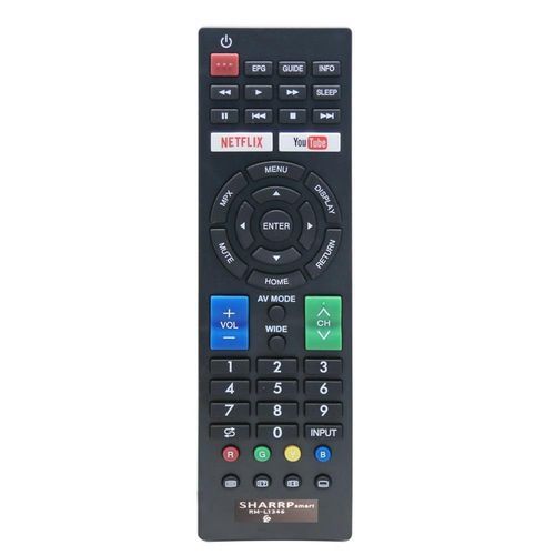 Télécommande Universelle pour Tous TV Sharp LED / LCD / HD / Smart TV Utilisable Immédiatement
