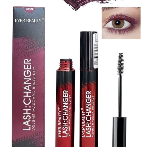Mascara couleur Bordeaux  (Burgundy).