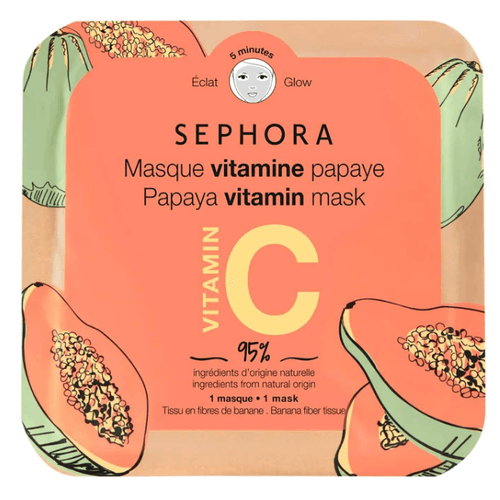 Masque visage papaye + vitamine C (éclat)