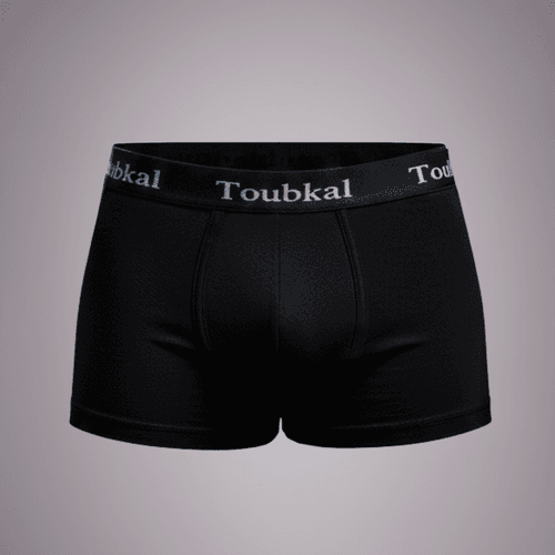 Boxer Ajusté Homme Uni - Noir