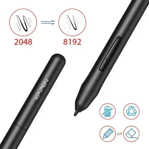 XP Pen Tablette Graphique G430S, 4x3 Pouces avec Inclinaison,Signature/Ecriture/Digitale/dessin