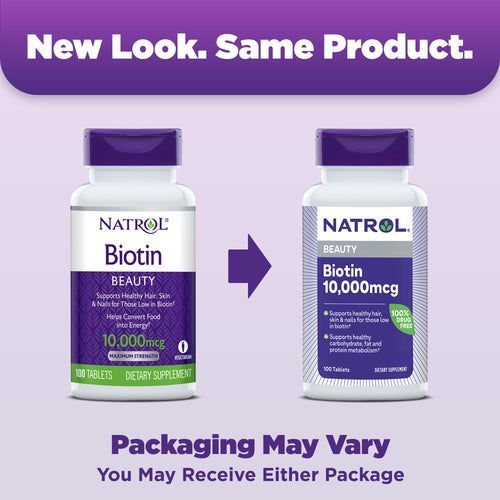 Biotin 10,000mcg 100comp