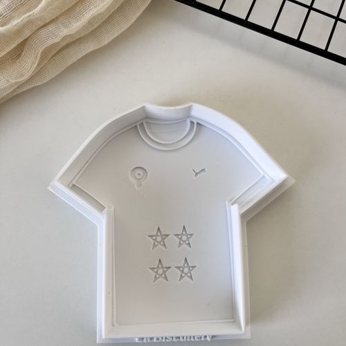 Set Emporte Pièces + Tampon Maillot Du Maroc