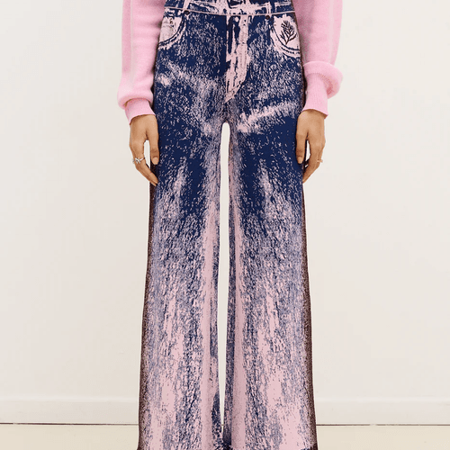 Pantalon zahra a jambes larges