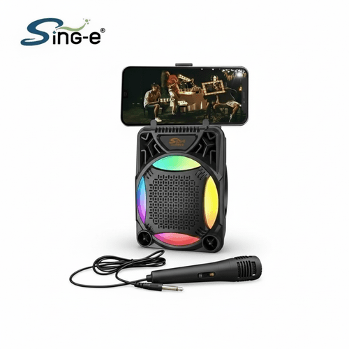 Sing-e Zqs-1367 – Enceinte Bluetooth Portable Avec Micro Et Support Smartphone