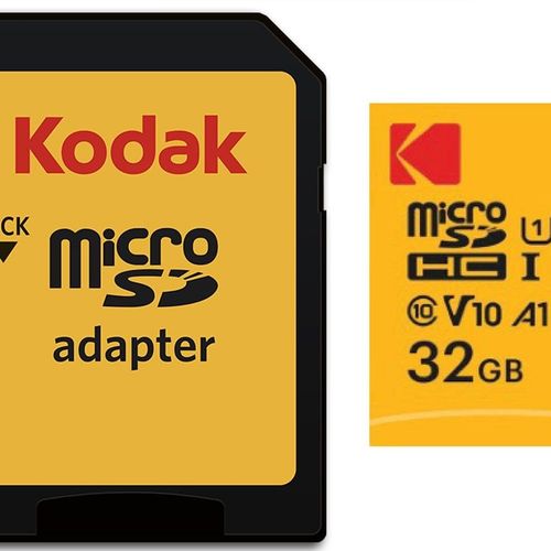 Carte mémoire 32GB Micro SDHC UHS-I(U1) V10 A1+adaptateur Class 10